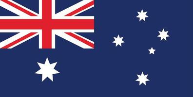 design de bandeira da austrália vetor