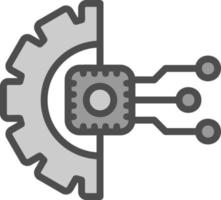 design de ícone de vetor de automação