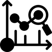 design de ícone de vetor de análise preditiva