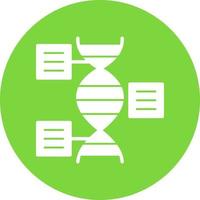 design de ícone vetorial de genômica funcional vetor