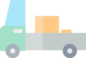 design de ícone de vetor de coleta de caminhão