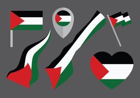 Ícones de vetores de Gaza