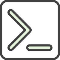 design de ícone de vetor terminal