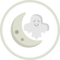 design de ícone de vetor de lua de halloween