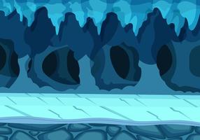 Blue Cavern Background Ilustração vetorial