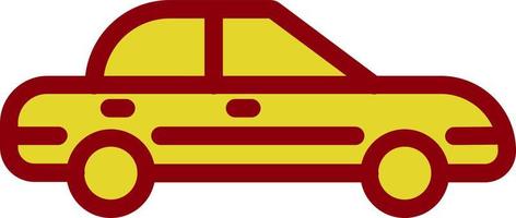 design de ícone de vetor lateral do carro