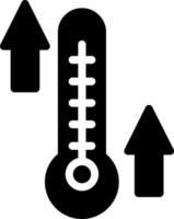 design de ícone de vetor de alta temperatura