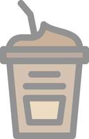 design de ícone de vetor de frappuccino
