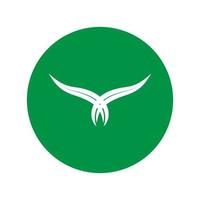 logotipo da natureza da folha vetor