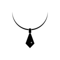 logotipo de colar preto vetor