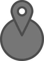 design de ícone vetorial de mapa do site vetor