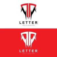 logotipo da letra t, vetor de estilo de letra moderno, design adequado para marcas de produtos com letra t