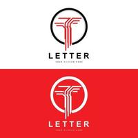 logotipo da letra t, vetor de estilo de letra moderno, design adequado para marcas de produtos com letra t