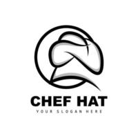 logotipo do chapéu de chef, vetor de chef de restaurante, design para restaurante, catering, delicatessen, padaria