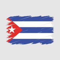 escova de bandeira cuba vetor