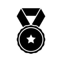 modelos de design de símbolo vetorial de ícone de medalha vetor
