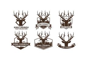 Caribou Logos Vector Grátis