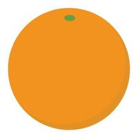ícone de fruta laranja, estilo simples vetor