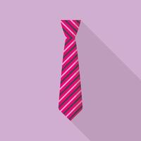 ícone de gravata vermelha, estilo simples vetor