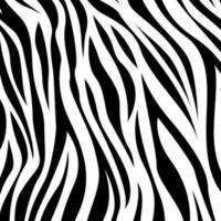 padrão de impressão de pele de animal zebra. fundo transparente com padrão de pele de zebra. padrão sem emenda de vetor de motivo animal zebra. padrão de pele de zebra.