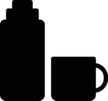 ilustração em vetor copo de garrafa em um icons.vector de qualidade background.premium para conceito e design gráfico.