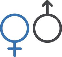 ilustração vetorial de gênero em ícones de símbolos.vector de qualidade background.premium para conceito e design gráfico. vetor