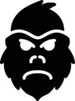 ilustração em vetor gorila em um icons.vector de qualidade background.premium para conceito e design gráfico.