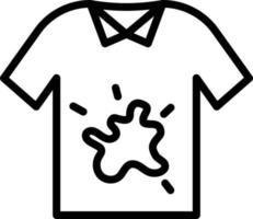 mancha ilustração vetorial de camisa em um icons.vector de qualidade background.premium para conceito e design gráfico. vetor