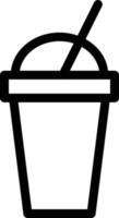 ilustração vetorial de bebida fria em um icons.vector de qualidade background.premium para conceito e design gráfico. vetor