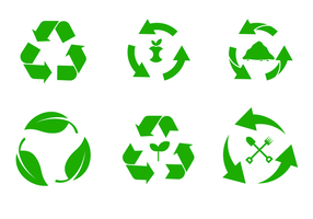 Vector do símbolo de compostagem