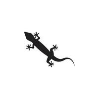 modelo de logotipo e símbolos de ícone de vetor de lagarto - vetor