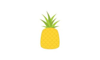 logotipo de abacaxi. ilustração de abacaxi, frutas de verão, para uma vida saudável e natural. vetor