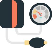 ilustração de monitor de pressão arterial em estilo minimalista vetor