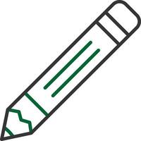design de ícone criativo de lápis vetor