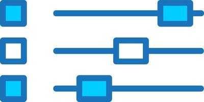 design de ícone de controles deslizantes vetor