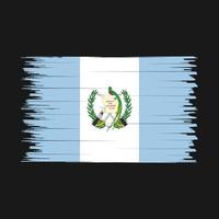 escova de bandeira da guatemala vetor