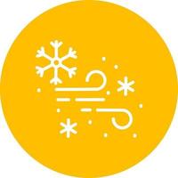 design de ícone de vetor de tempestade de neve