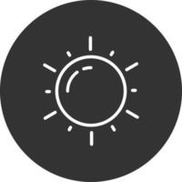 design de ícone de vetor de sol
