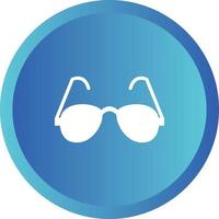 ícone de glifo de vetor de óculos de leitura exclusivo