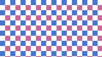 bonito estética xadrez branco, azul e rosa, guingão, xadrez, quadriculado, ilustração de papel de parede tartan, perfeito para banner, pano de fundo, cartão postal, plano de fundo, papel de parede vetor