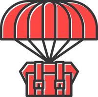 design de ícone criativo airdrop vetor