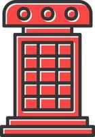 design de ícone criativo de caixa de chamada vetor