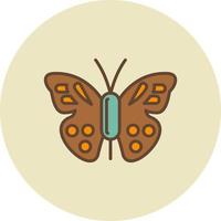 design de ícone criativo de borboleta vetor