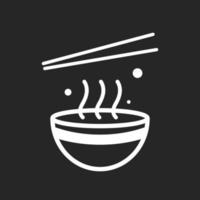 vetor de símbolo de ramen. espaço livre para texto. copie o espaço. vetor de ramen. design de logotipo.