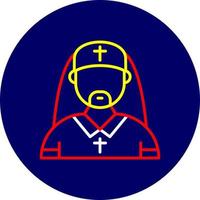 design de ícone criativo ortodoxo vetor