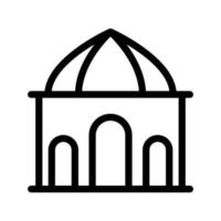 ilustração em vetor mesquita cúpula em um icons.vector de qualidade background.premium para o conceito e design gráfico.