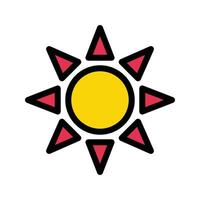 ilustração vetorial de brilho do sol em ícones de símbolos.vector de qualidade background.premium para conceito e design gráfico. vetor