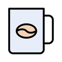 ilustração vetorial de xícara de café em ícones de símbolos.vector de qualidade background.premium para conceito e design gráfico. vetor