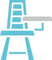 ícone de vetor de cadeira de mesa