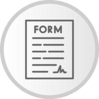 ícone de vetor de formulário